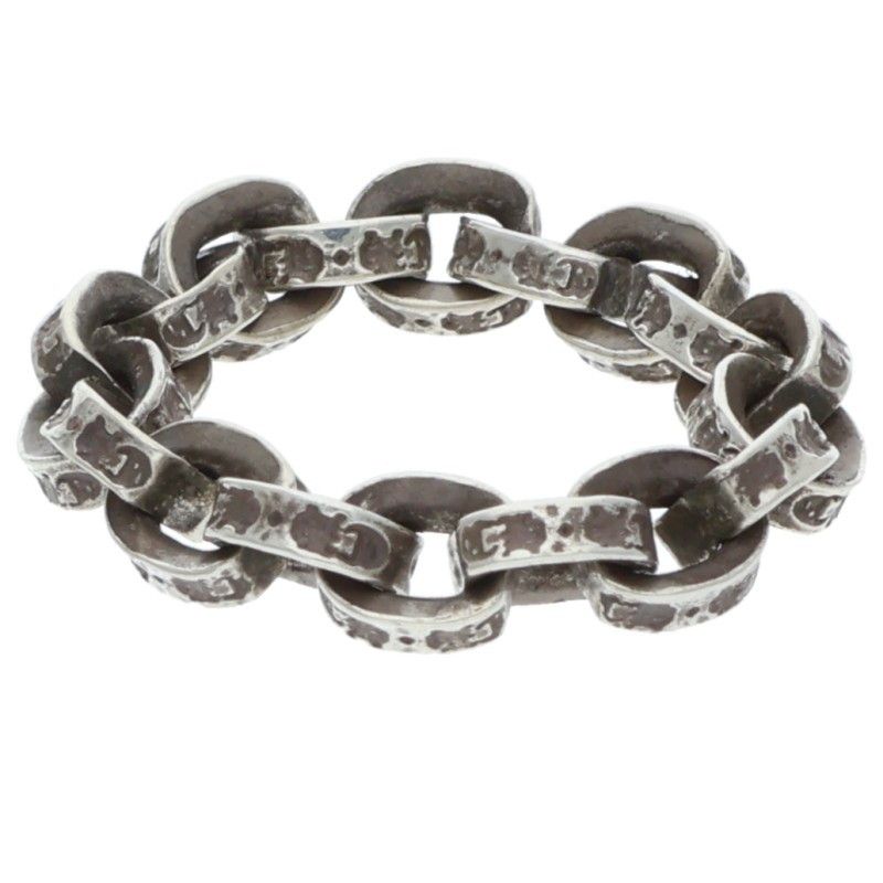 Chrome Hearts Paper Chain Ring Silver