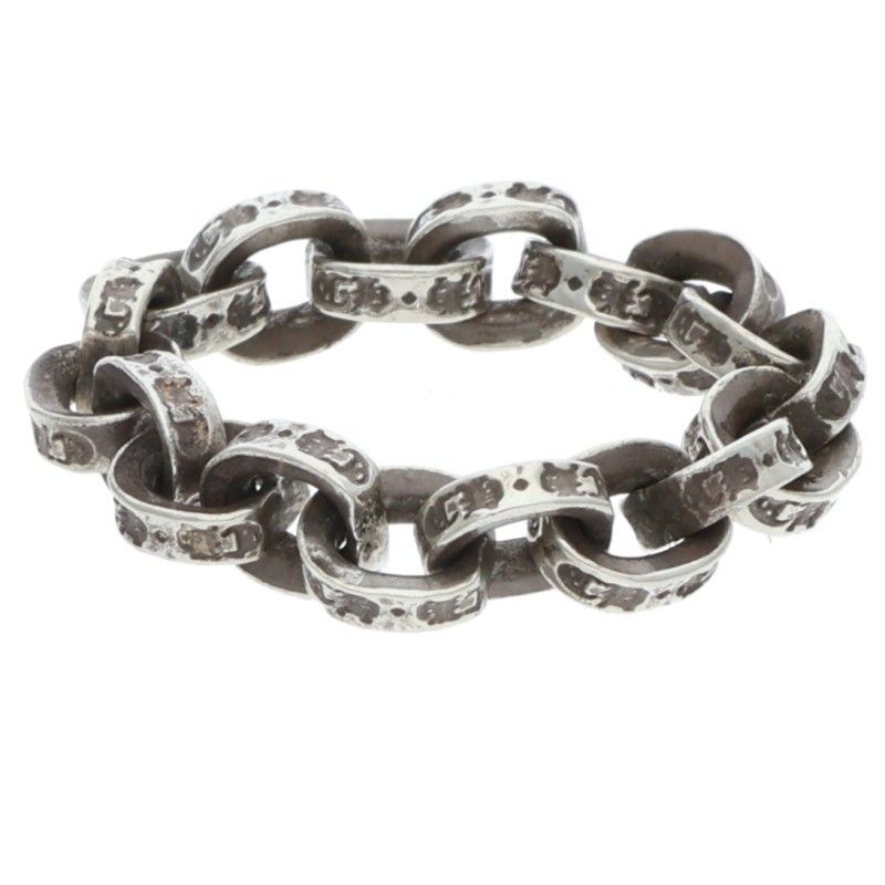 Chrome Hearts Paper Chain Ring Silver — view 2