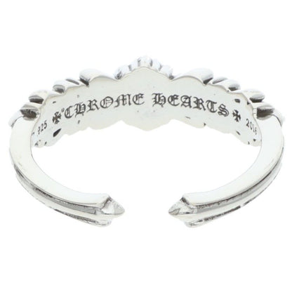 Chrome Hearts Baby Clsc Classic Double Floral Silver Ring — view 2