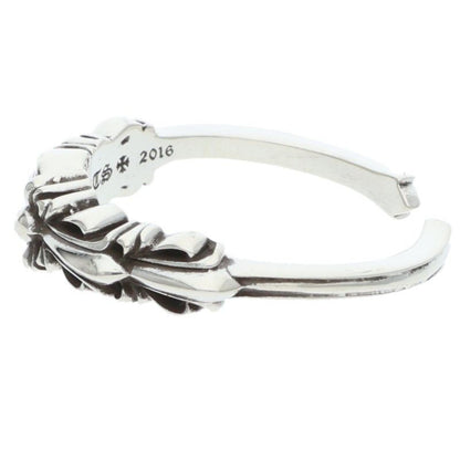 Chrome Hearts Baby Clsc Classic Double Floral Silver Ring — view 5
