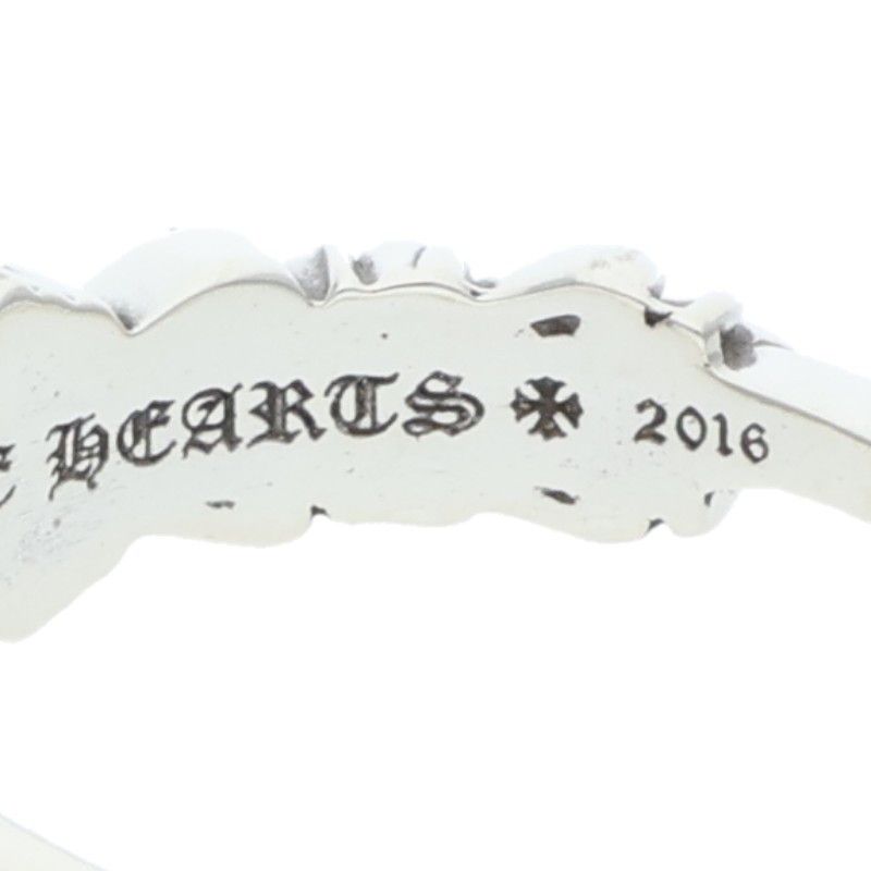 Chrome Hearts Baby Clsc Classic Double Floral Silver Ring — view 4