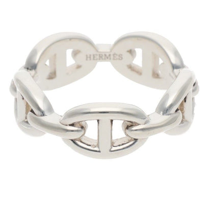 Hermes Chaine D'ancre Enchainee PM Silver Ring