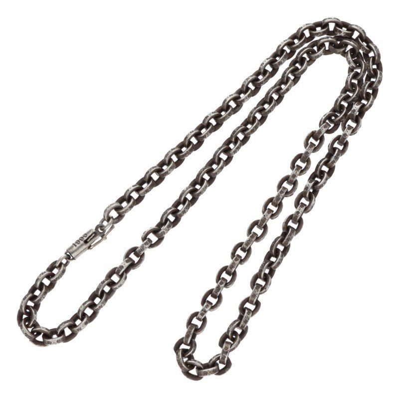 Chrome Hearts Paper Chain 18 Silver Necklace — view 2