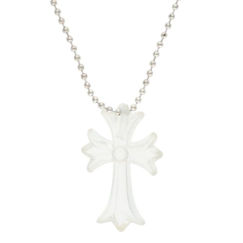 Chrome Hearts Rubber CH Crs Sml Small CH Cross Silicone Necklace — view 3