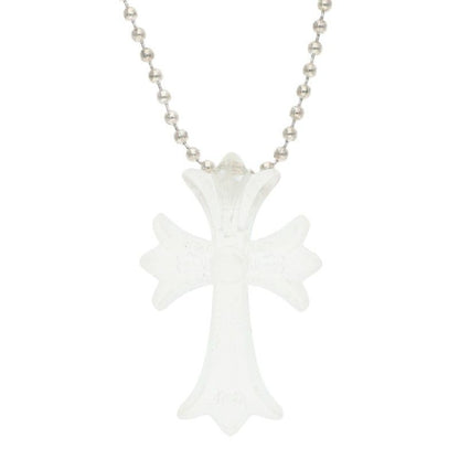 Chrome Hearts Rubber CH Crs Sml Small CH Cross Silicone Necklace