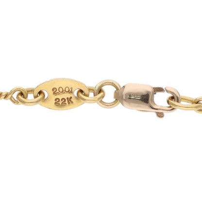 Chrome Hearts 22k Neckchain Twist Chain Gold Necklace — view 4