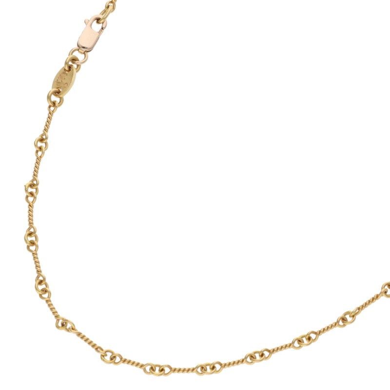 Chrome Hearts 22k Neckchain Twist Chain Gold Necklace