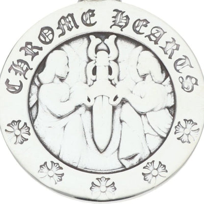 Chrome Hearts Chrm Angl Mdl Angel Medal Charm V2 Silver Pendant — view 3