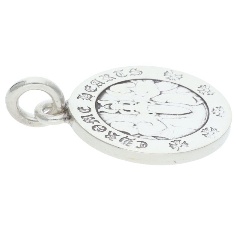 Chrome Hearts Chrm Angl Mdl Angel Medal Charm V2 Silver Pendant — view 4