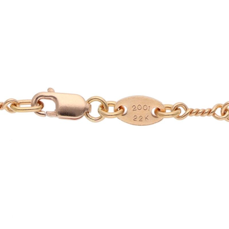 Chrome Hearts 22k Neckchain Twist Chain Gold Necklace — view 3