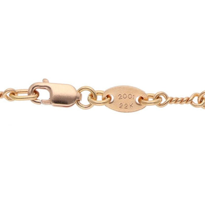 Chrome Hearts 22k Neckchain Twist Chain Gold Necklace — view 3