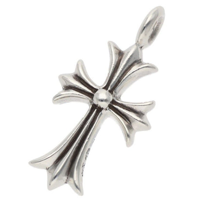 Chrome Hearts Tny Crsf P Dmnd Tiny Fat Cross Pave Diamond Pendant Silver — view 2