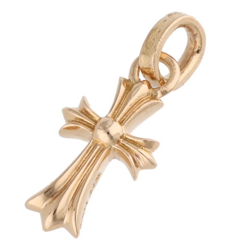 Chrome Hearts 22k Crs Baby Fat 22k Fat Charm Gold Pendant