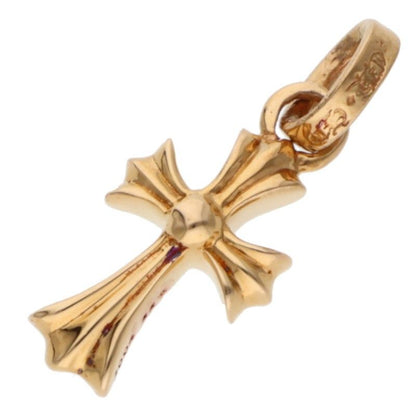 Chrome Hearts 22k Crs Baby Fat P Dmnd Fat Pave Diamond Charm Gold Pendant — view 2