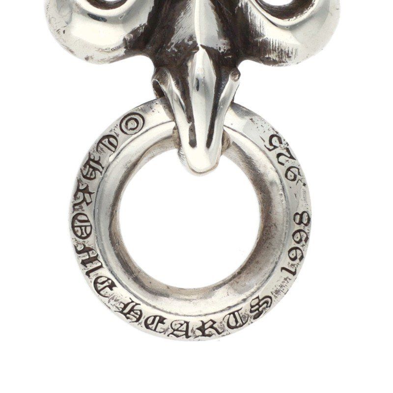 Chrome Hearts BS Fluer Charm BS Flare Silver Pendant — view 3