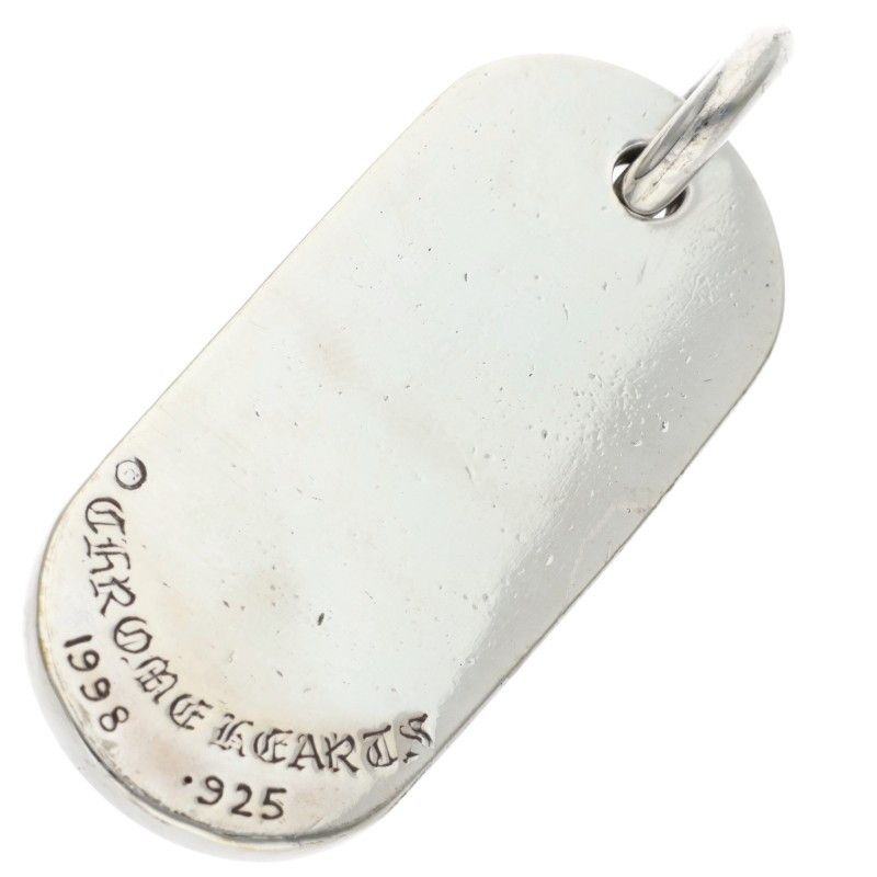Chrome Hearts Raised Star Dogtag Dog Tag Charm Silver Pendant — view 2