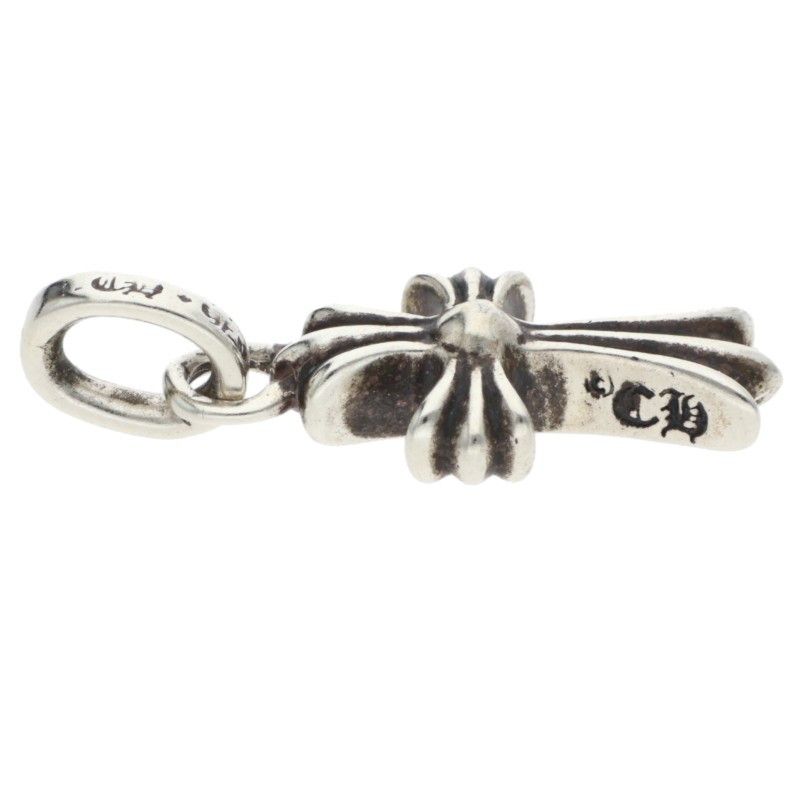 Chrome Hearts Crs Baby Fat P Dmnd Fat Pave Diamond Charm Silver Pendant — view 3