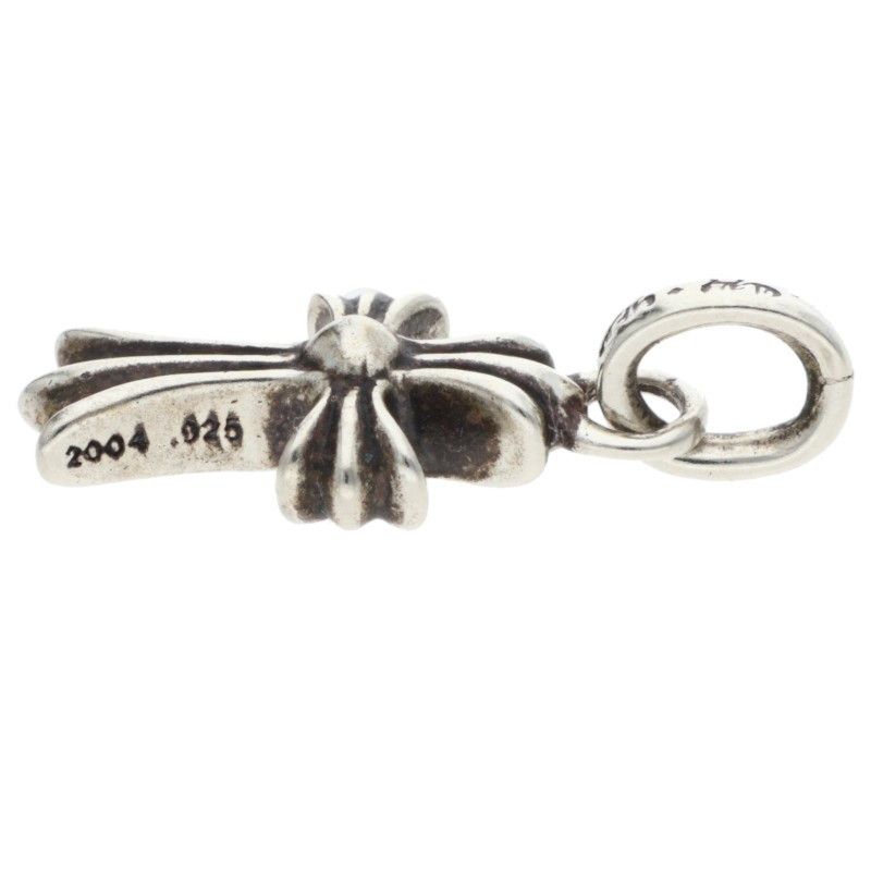 Chrome Hearts Crs Baby Fat P Dmnd Fat Pave Diamond Charm Silver Pendant — view 4
