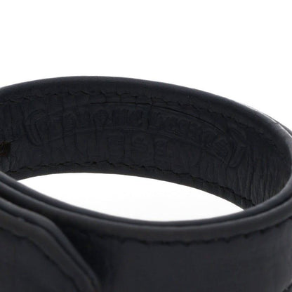 Chrome Hearts Gunslinger Celtic Ball Leather Bracelet — view 3