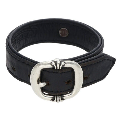 Chrome Hearts Gunslinger Celtic Ball Leather Bracelet