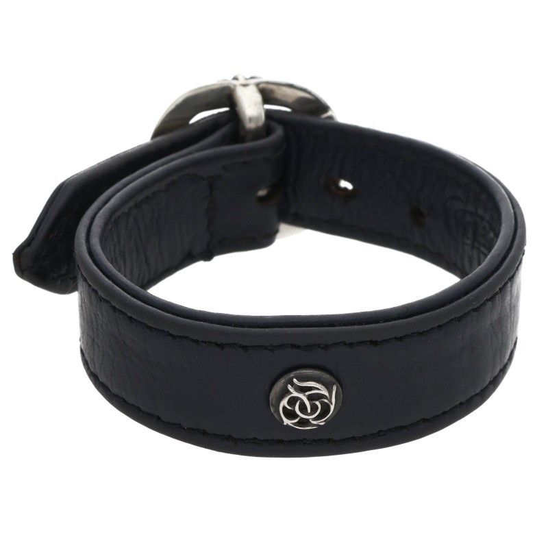 Chrome Hearts Gunslinger Celtic Ball Leather Bracelet — view 2