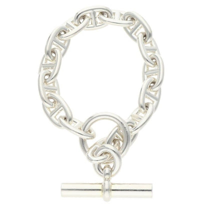 Hermes Chaine D'ancre Silver Bracelet