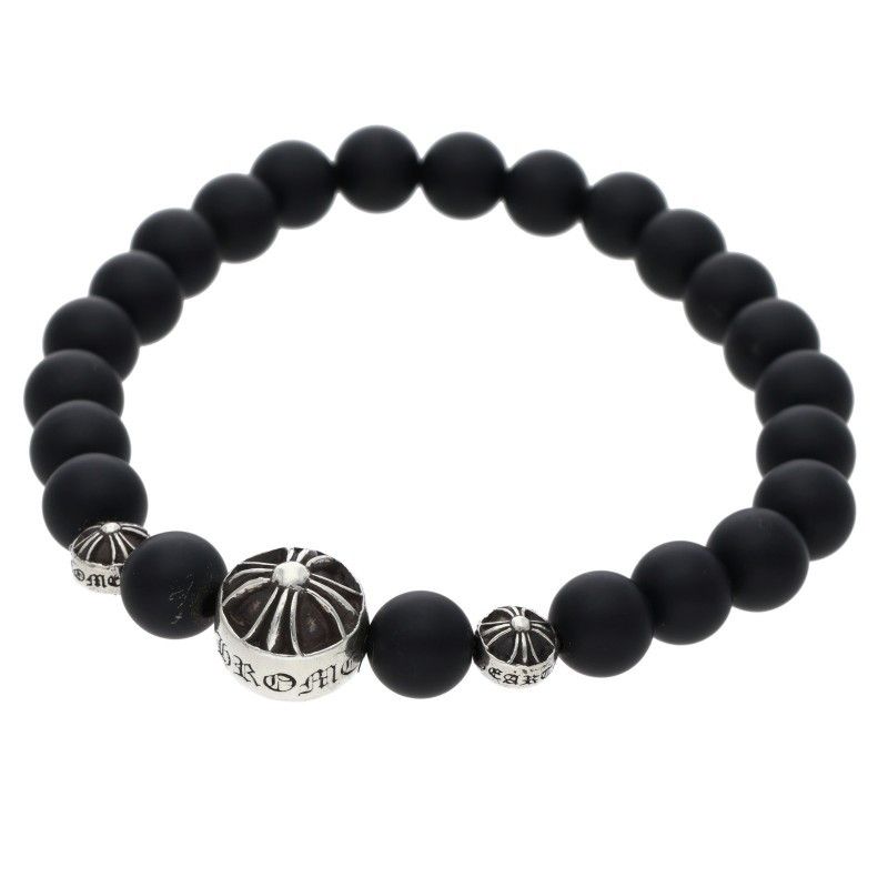 Chrome Hearts 8 Bead Onyx 8 Beads Bracelet — view 5