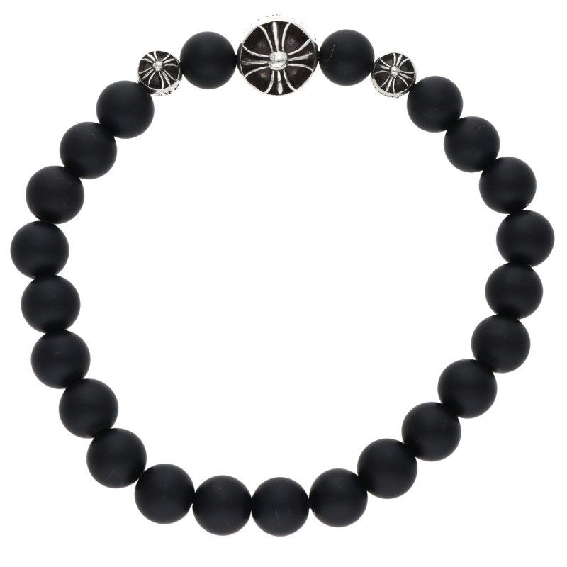 Chrome Hearts 8 Bead Onyx 8 Beads Bracelet — view 2