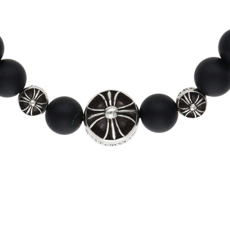 Chrome Hearts 8 Bead Onyx 8 Beads Bracelet — view 4