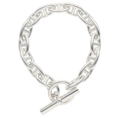 Hermes Chaine D'ancre GM Silver Bracelet