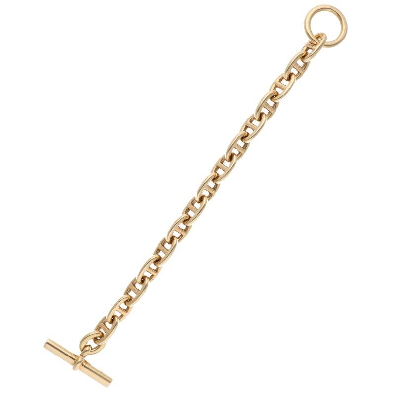 Hermes Chaine D'ancre 18k Yellow Gold Bracelet — view 2