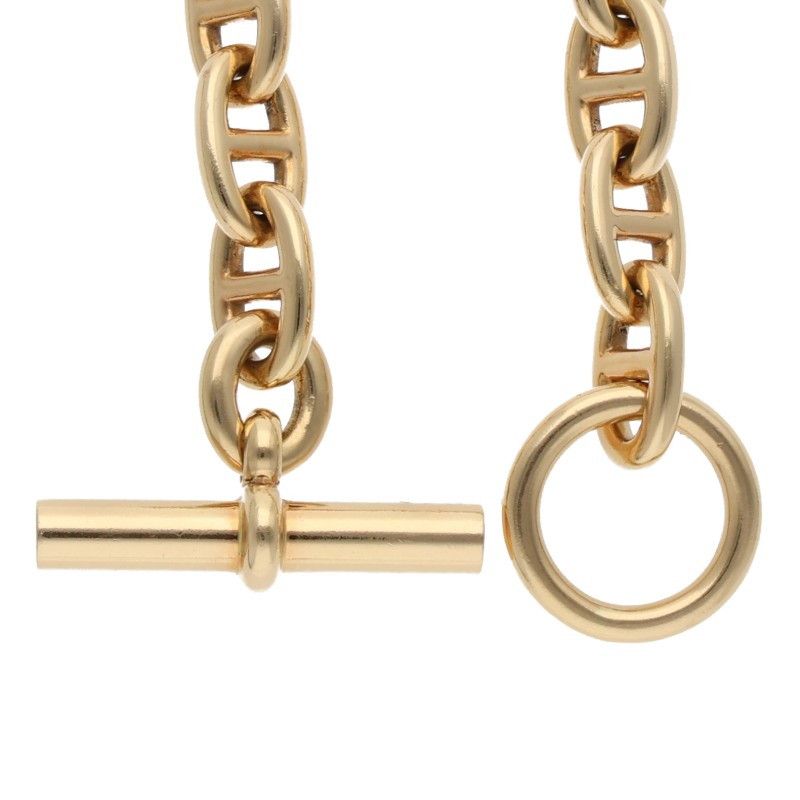 Hermes Chaine D'ancre 18k Yellow Gold Bracelet — view 4