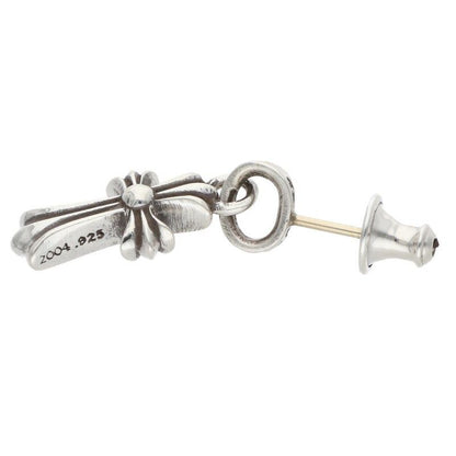 Chrome Hearts Bby Pprchn Baby Fat Drop Silver Earrings — view 4