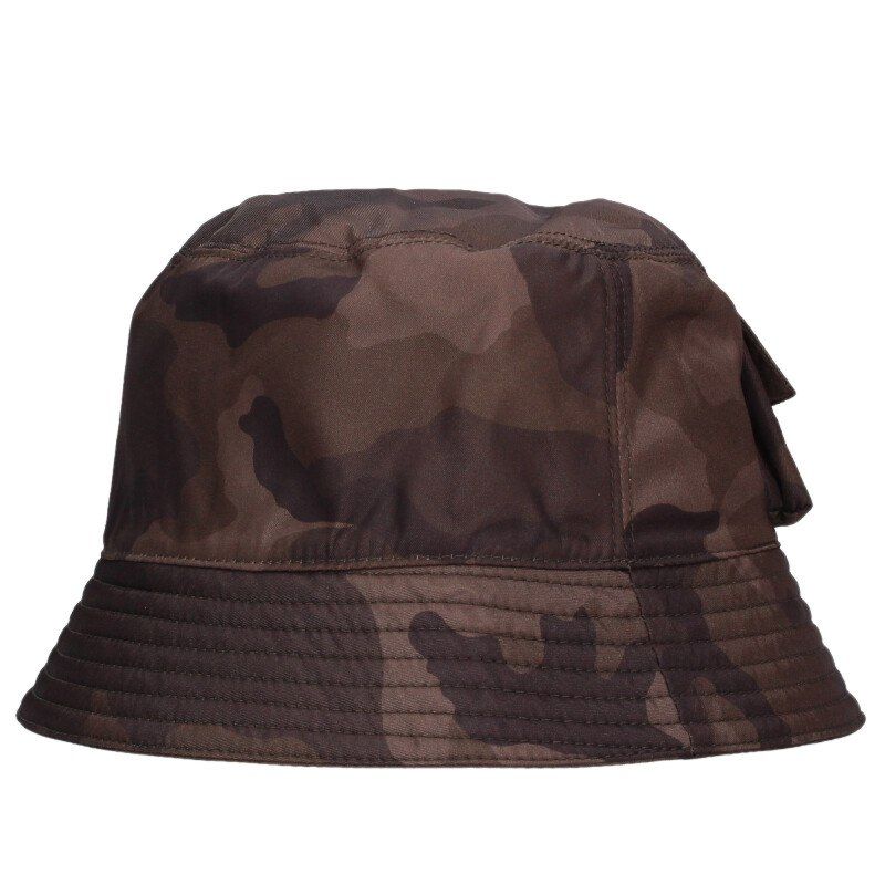 Prada Re-Nylon Triangle Logo Pouch Bucket Hat XL — view 2