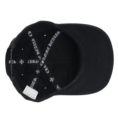 Chrome Hearts Trucker Cap Denim Ch Cross Stitch Cap Hat with Ball — view 3