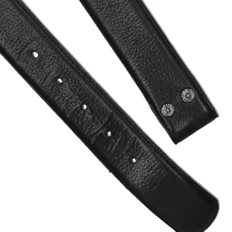 Chrome Hearts 1.5 Strap Scroll Rebe Roulis Betts Leather Belt 30 — view 4