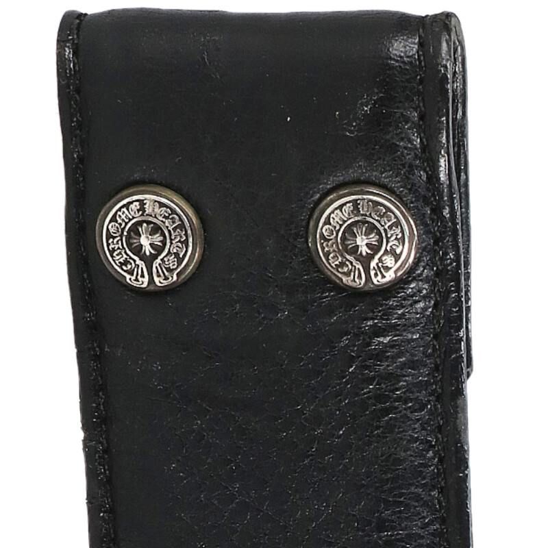 Chrome Hearts Strap Pyramid Zero Studs Leather Belt — view 5