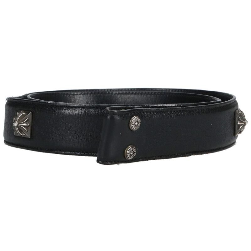 Chrome Hearts Strap Pyramid Zero Studs Leather Belt
