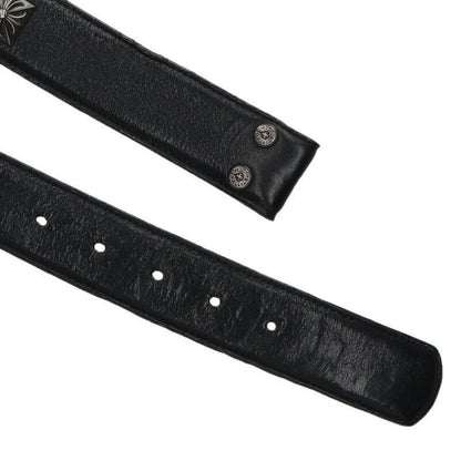 Chrome Hearts Strap Pyramid Zero Studs Leather Belt — view 4