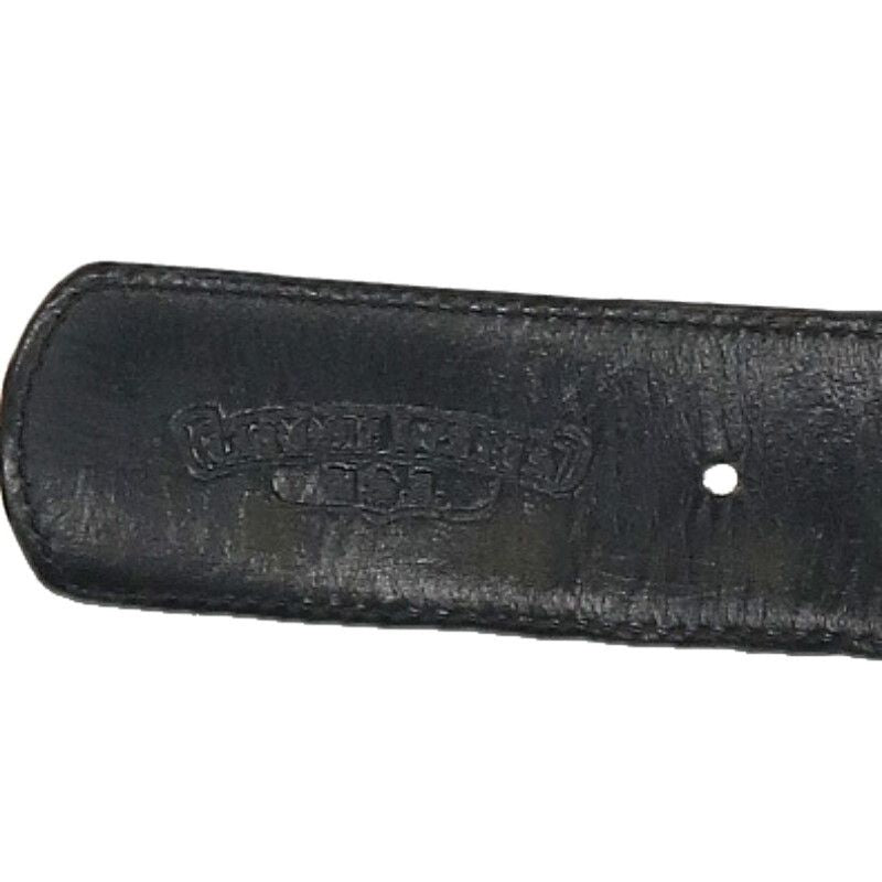 Chrome Hearts Strap Pyramid Zero Studs Leather Belt — view 3