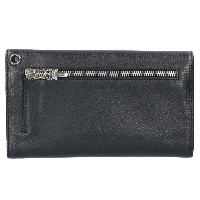 Chrome Hearts Wave Cross Ball Button Leather Wallet — view 2