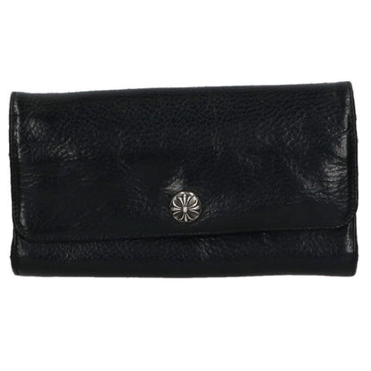 Chrome Hearts Judy Cross Button Leather Wallet