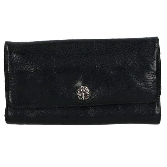 Chrome Hearts Judy Cross Button Leather Wallet