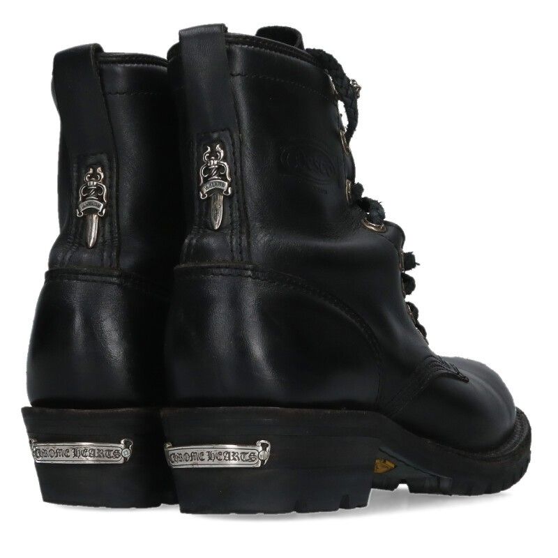 Chrome Hearts Wesco Jobmaster Job Master Star Leather Bra Dress Up Boots — view 2
