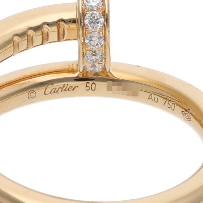 Cartier Juste un Clou Ring Dia 18k Yellow Gold Un Diamond — view 3