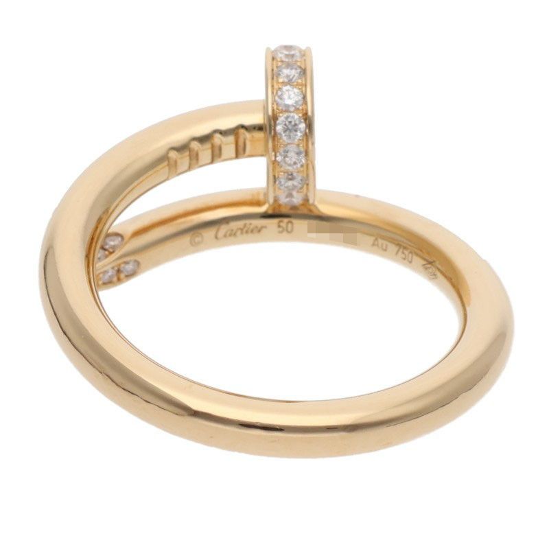 Cartier Juste un Clou Ring Dia 18k Yellow Gold Un Diamond — view 2