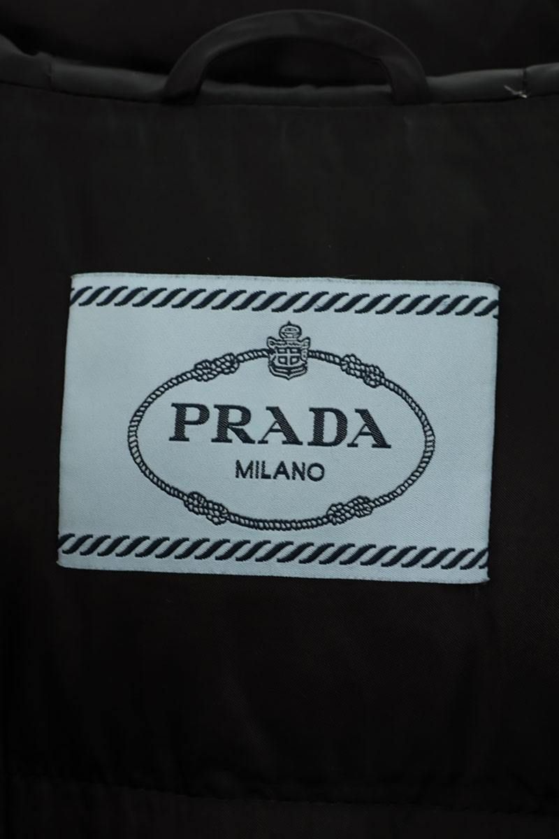 Prada R0k Sleeve Nylon Hooded Down Jacket 38 — view 3