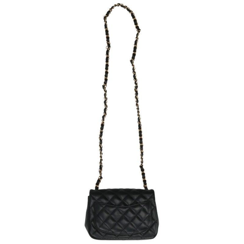 Chanel Mini Quilted 17 Lambskin Single Flap Chain Shoulder — view 2