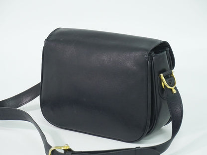 Celine Carriage Shoulder Bag Leather Navy — view 2