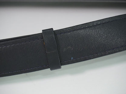 Celine Carriage Shoulder Bag Leather Navy — view 5